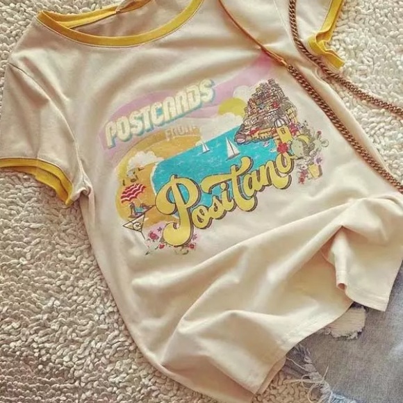 SOLD OUT Vintage Graphic Ringer Beach Vacation Tee - Picture 4 of 4